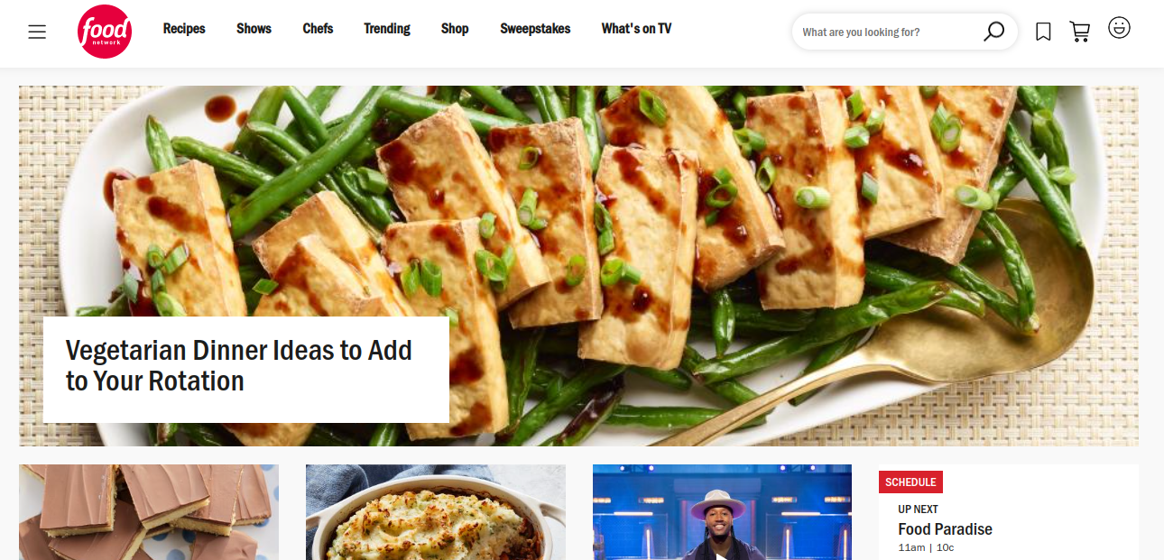 Food Network screenshot